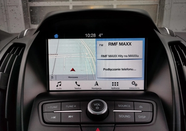Ford Kuga cena 88900 przebieg: 124941, rok produkcji 2018 z Sulmierzyce małe 301